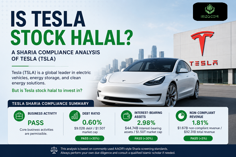 Is Tesla Stock Halal? A Sharia Compliance Analysis of Tesla (TSLA)